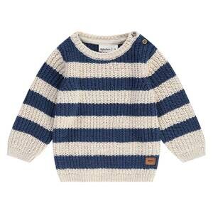 NEW BABYFACE boy's ribbed sweater in blue ivory